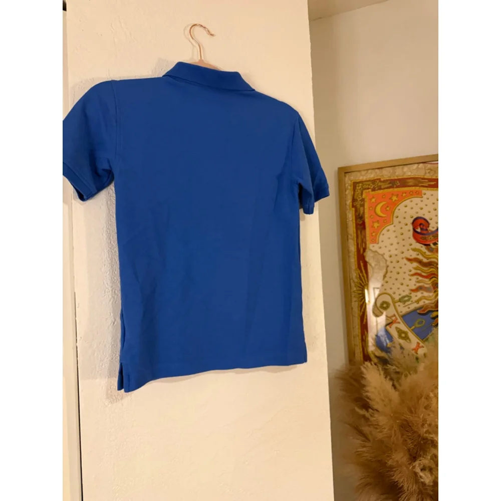 Preowned, Ralph Lauren Boys Classic Polo Button Collar Shirt Blue Size 10/12